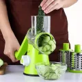 Manual Vegetable Cutter Slicer Round ,Grater,3 in1 Slicer,kadokash, Table top Drum grater Chopper Blades Multifunctional Kitchen Gadgets Cutting Machine