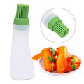 Silicone Cooking Oil Bottle with Basting Brush