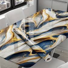 Self Adhesive Black Marble Sheet for Kitchen - Anti Oil and Heat Resistant Wallpaper Small Size 30 x 100cm Large Size 60 x 200